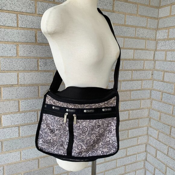 LeSportsac Deluxe Everyday Bag Expandable Crossbody Shoulder Purse - Picture 1 of 14